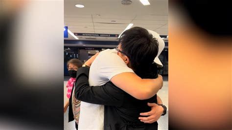 pinay stepmom and son|Mom and son reunite after they were forced to separate 40 years .